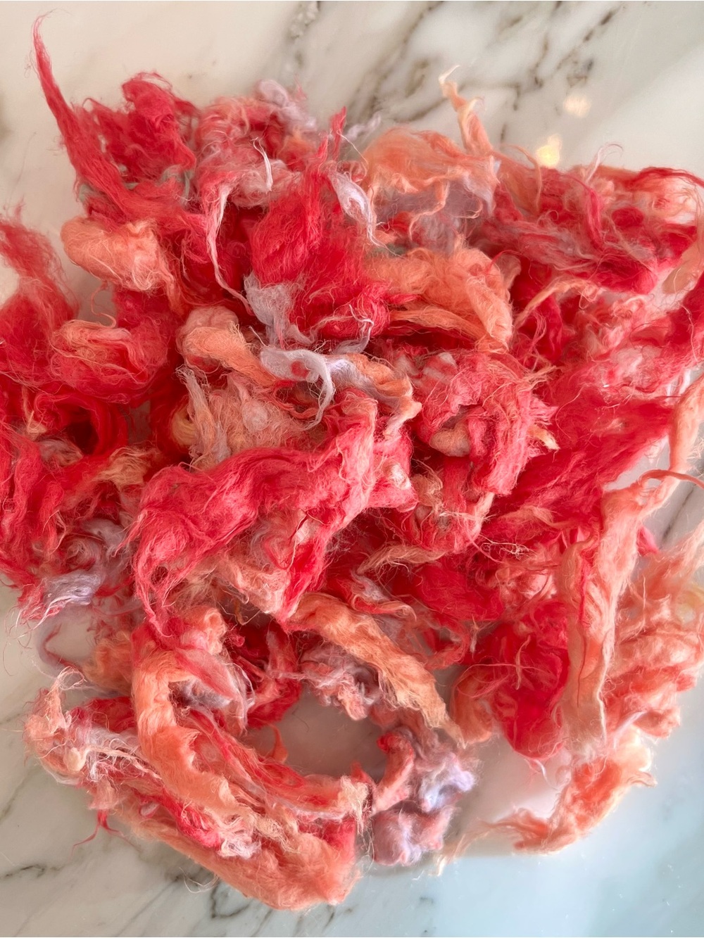 Hand Dyed Ginned Cotton in various colors